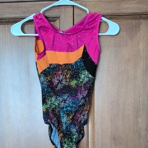 Colorful Kids Gymnastics Leotard